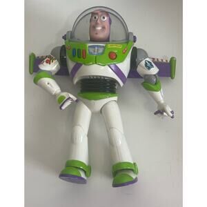 Disney Store Toy Story Buzz Lightyear Space Ranger Action Figure Lights & Sounds